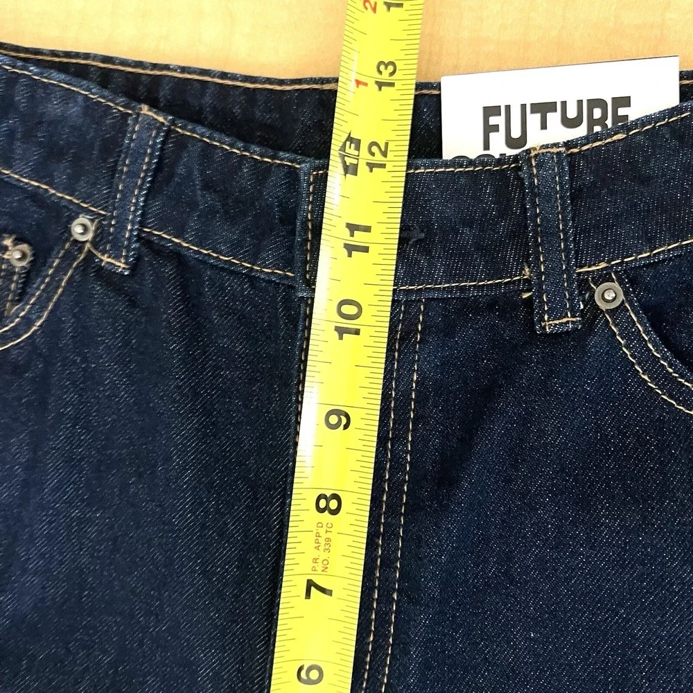 Future‎ Collective by Blutstein Women's Blue Jean Size 8 Flare Leg High Rise NEW